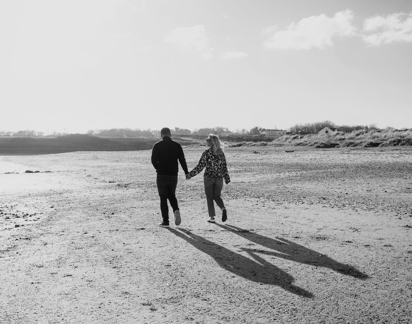 Áine and Liam walking